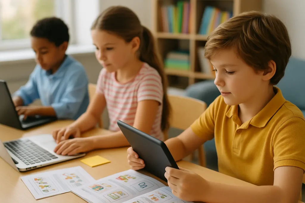 אנגלית לילדים עם דיסלקציה – לימוד מותאם אישית עם מחשב וטאבלט