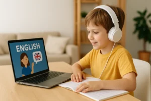 קורס אנגלית אונליין לילדים – יתרונות וחסרונות שכדאי להכיר לפני שמתחילים